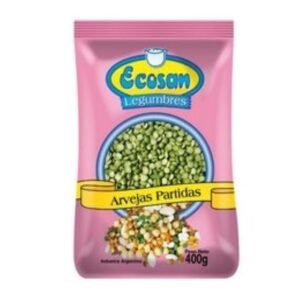Arvejas partidas x 400 grs. paq. ecosan