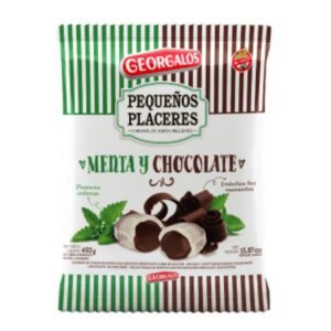 Caramelo georgalos relleno menta c/choc x 450 grs.