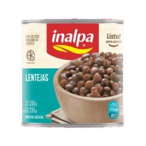 Lentejas x 350 grs. lata