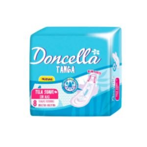 Toalla tanga c/ alas en sobre x 8 uni. doncella