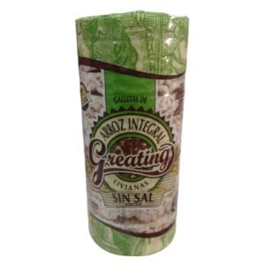 Galleta de arroz integral sin sal x 100 grs.