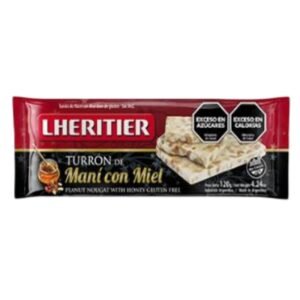 Turrón de maní lheritier x 120 grs.