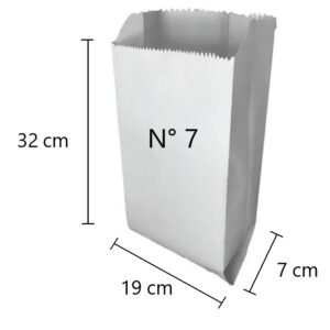 Bolsa papel nº 7 x uni.