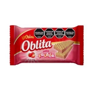 Oblea oblita x 50 grs. frutilla