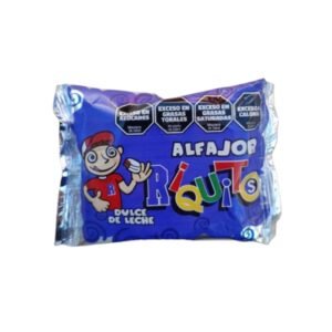 Alfajor simple riquito blanco x 20 grs.