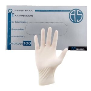 Guantes quirurgicos x 100 uni.