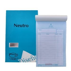 Talonario duplicado chico