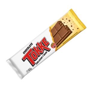 Chocolate tokke leche y maní x 62 grs.