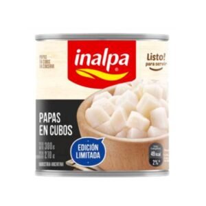 Papas en cubos inalpa x 300 grs lata