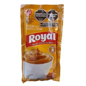 Postre royal dulce de leche x 75 grs.
