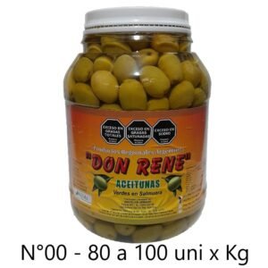Aceitunas verdes nº 00 x 2 Kg.