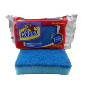 Fibra esponja teflón el coloso