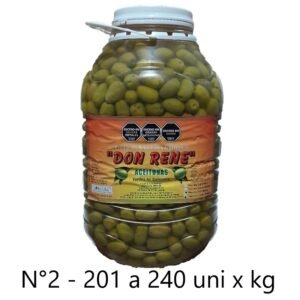 Aceitunas verdes nº 2 x 5 Kg.