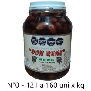 Aceitunas negras nº 0 x 2 Kg.