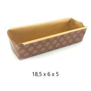 Molde budín papel x 300 grs.