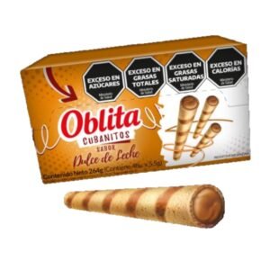 Cubanito oblita x 48 uni. dulce de leche