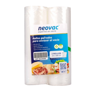 Bolsa envasado vacío gofrada 20 x 500 cm x 2
