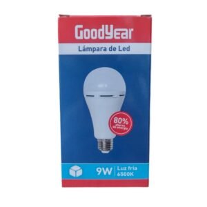 Foco led goodyear 9w autonomo/emergencia